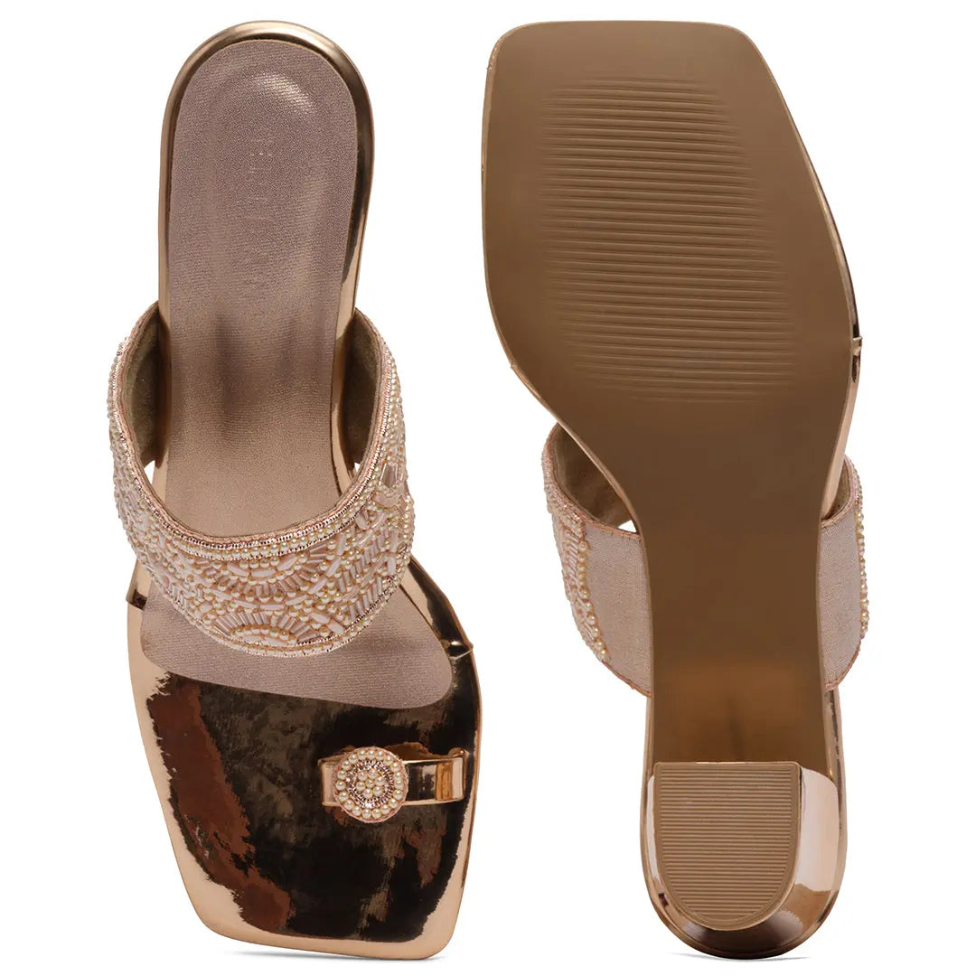 Aria Embellished Heels Come
