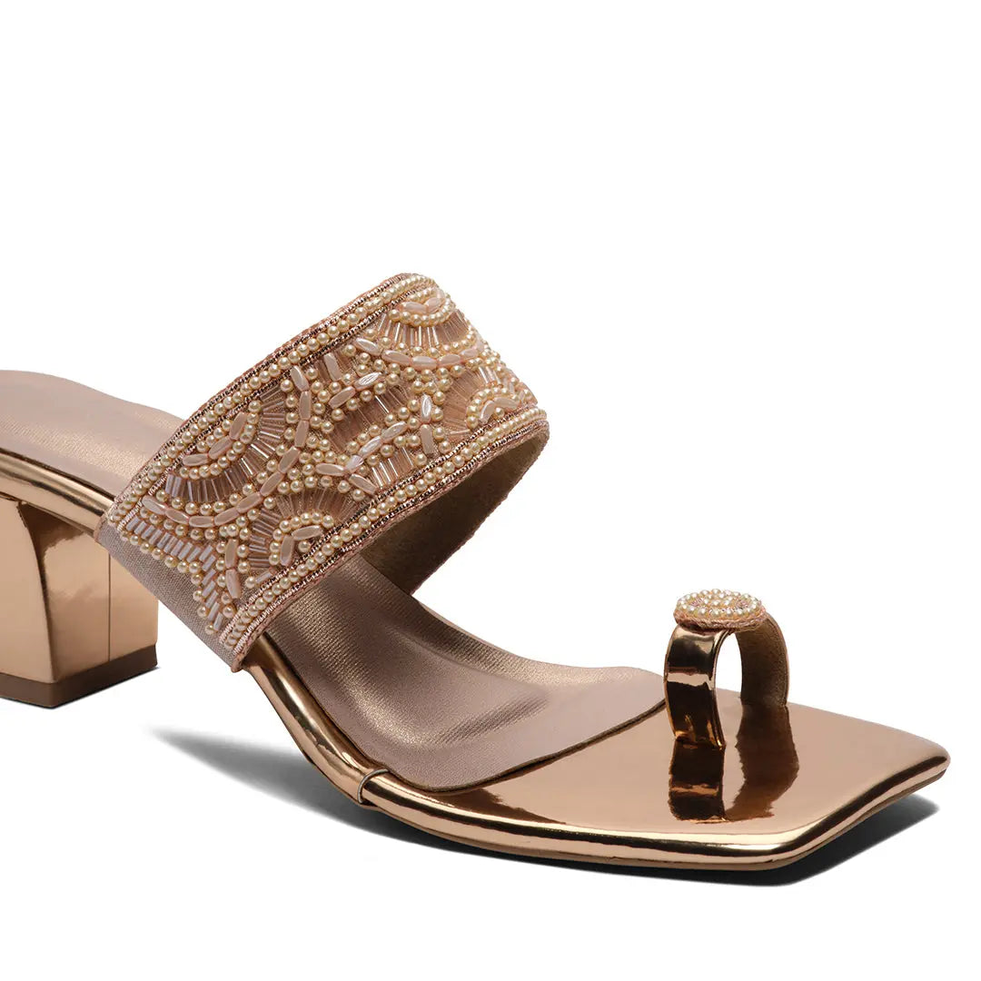 Aria Embellished Heels Come