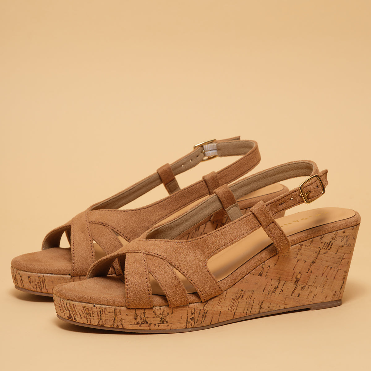 Arlette Cork Wedges