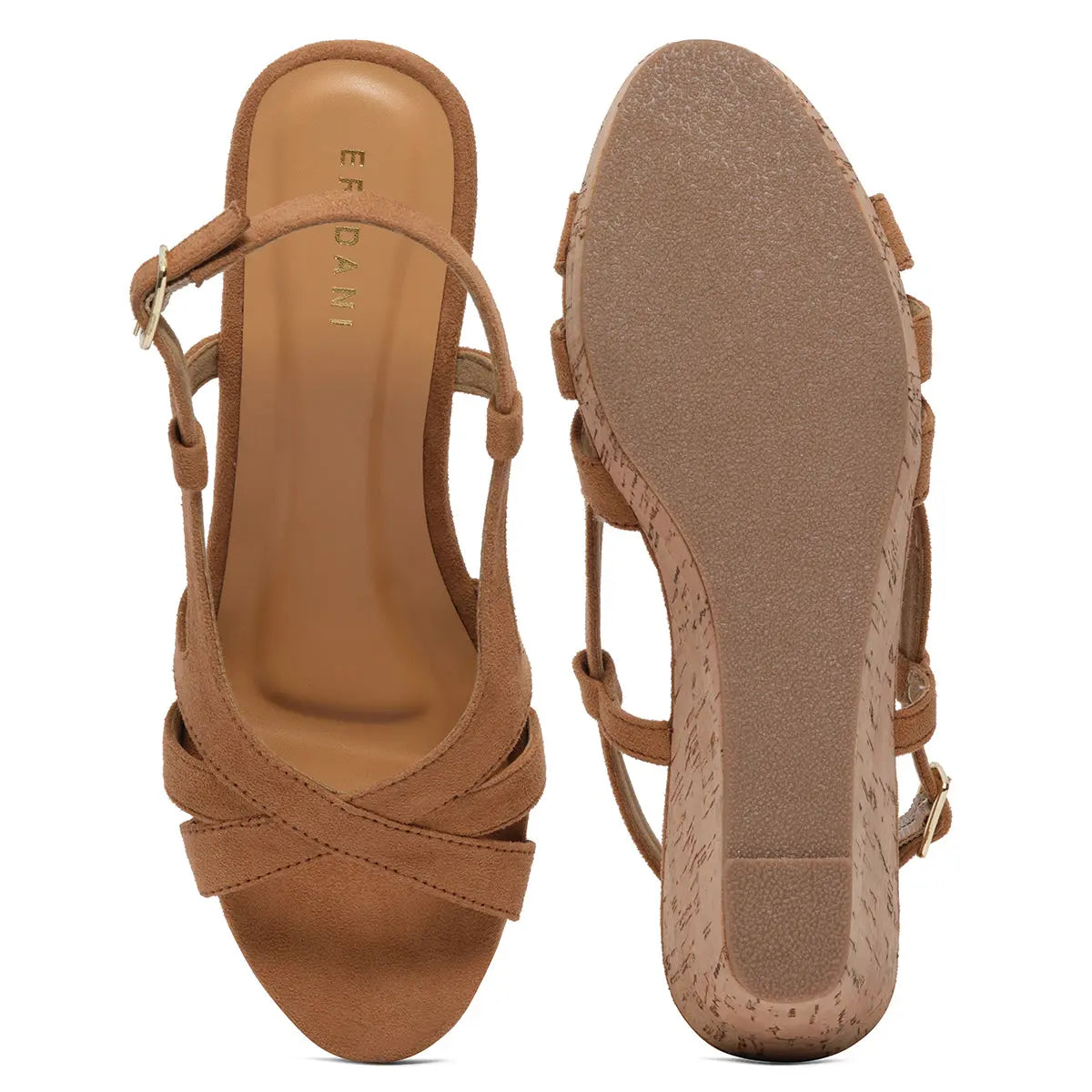 Arlette Cork Wedges Star Footwear