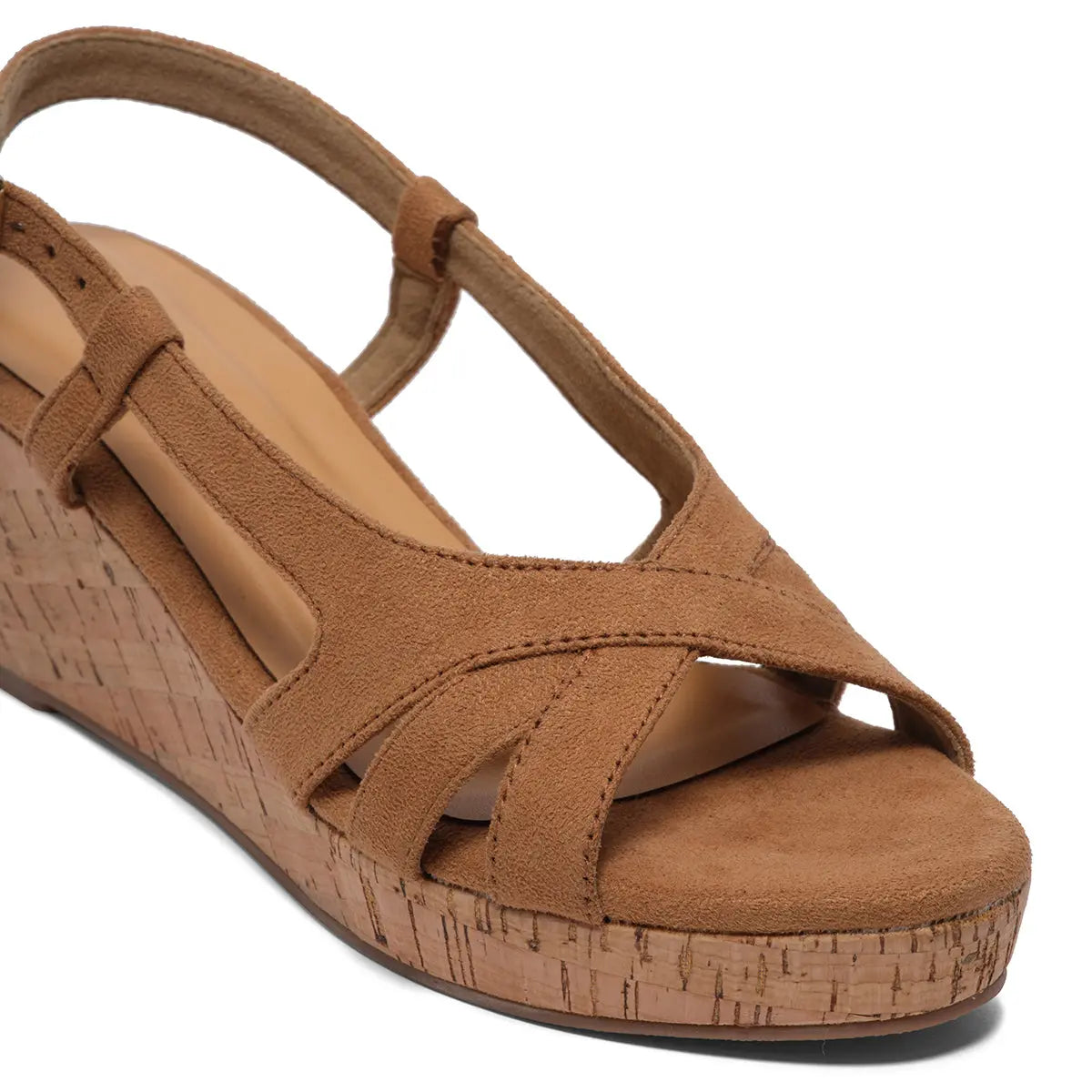Arlette Cork Wedges Star Footwear