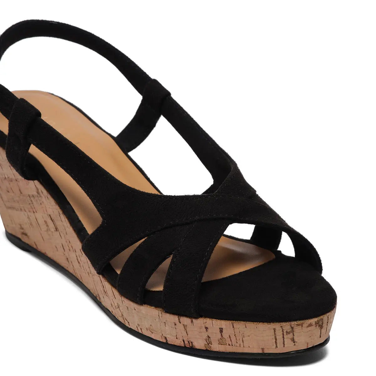 Arlette Cork Wedges Star Footwear