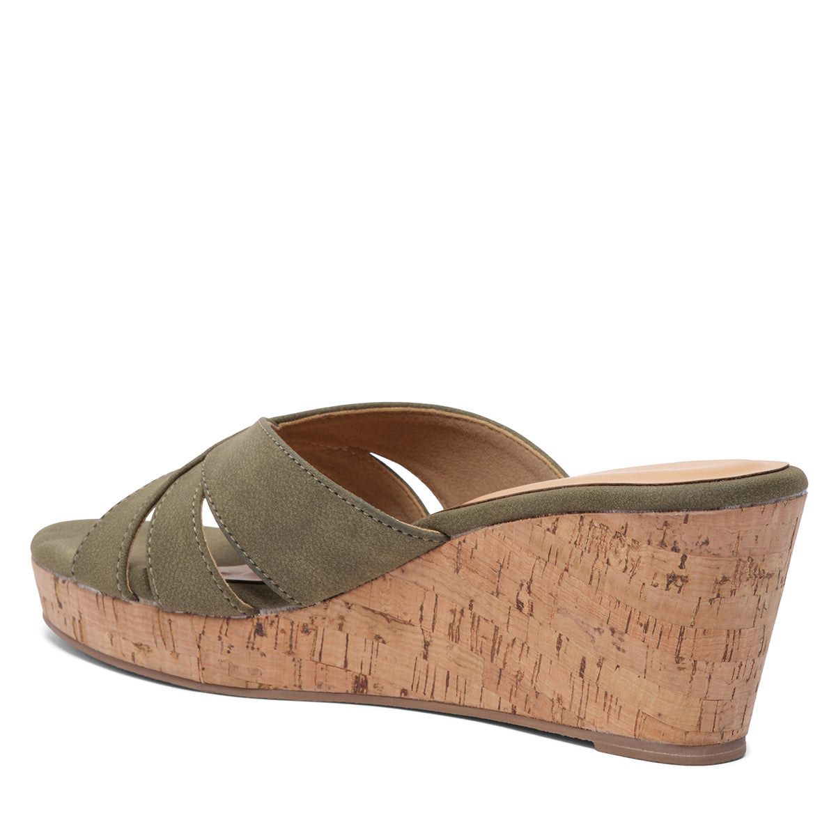 Armelle Cross-Strap Wedges