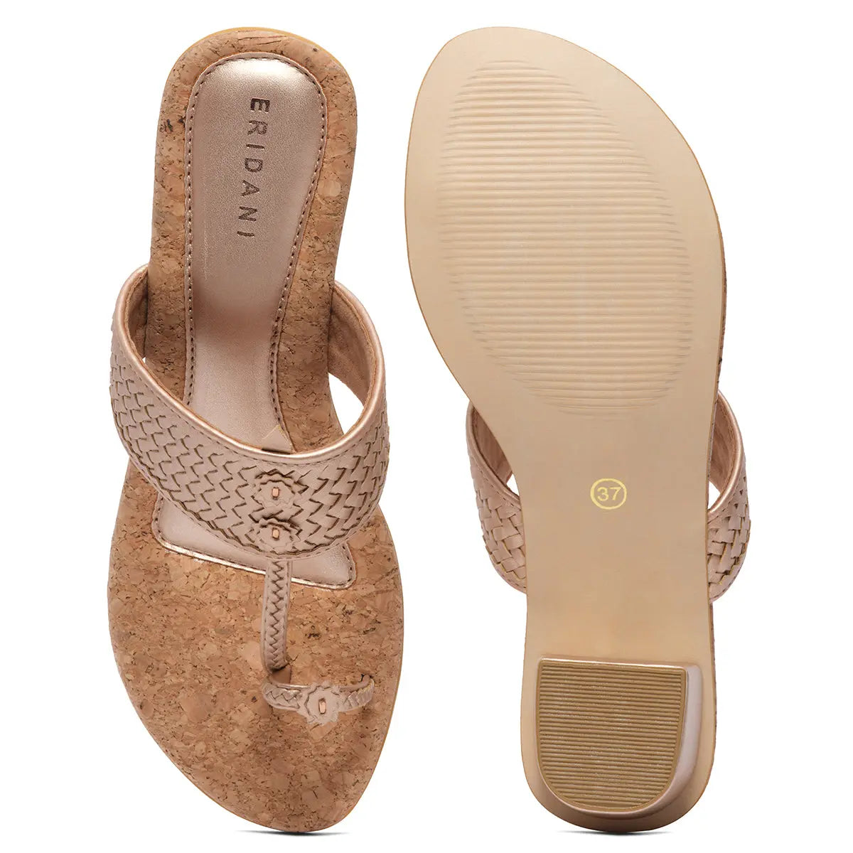 Arzu Metallic Kolhapuri Heels Akil