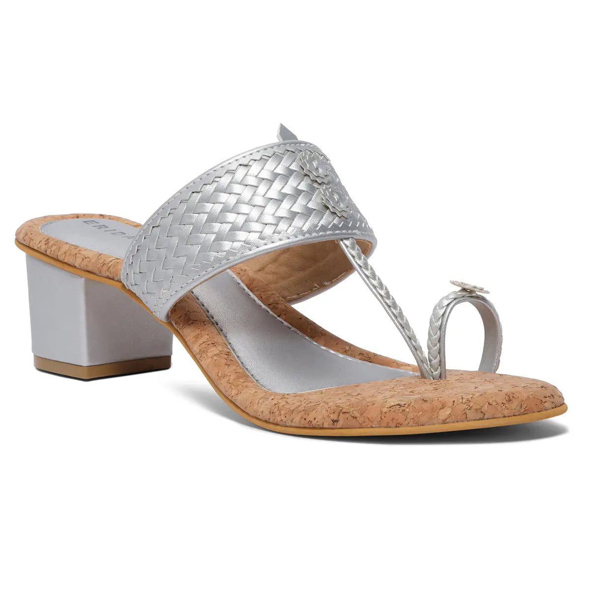Arzu Metallic Kolhapuri Heels Akil