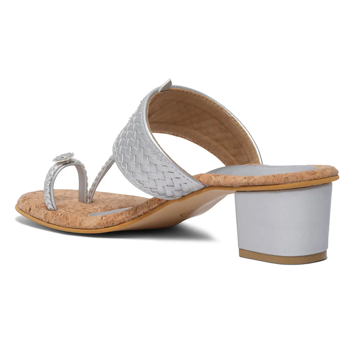 Arzu Metallic Kolhapuri Heels Akil