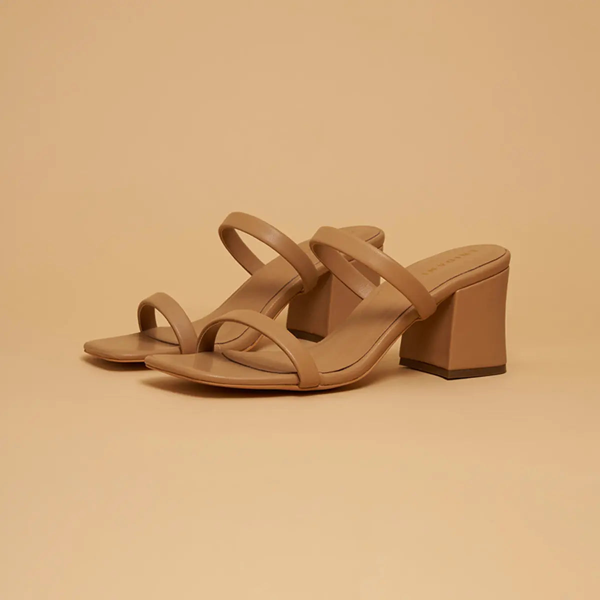 Aster Wide Block Heels KM Footwear