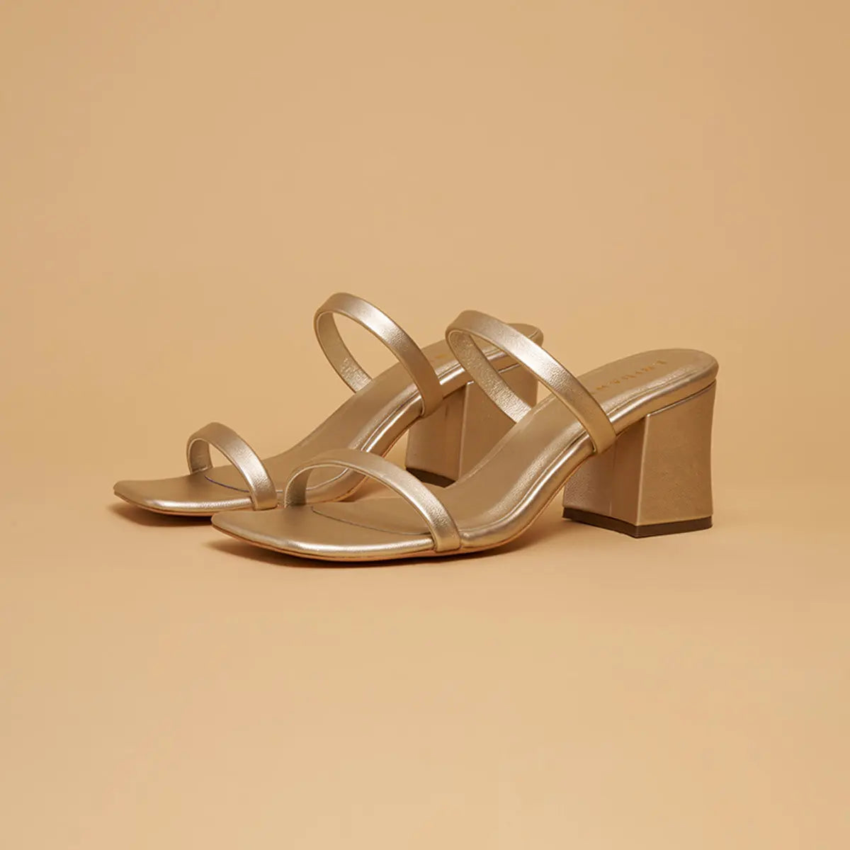 Aster Wide Block Heels KM Footwear