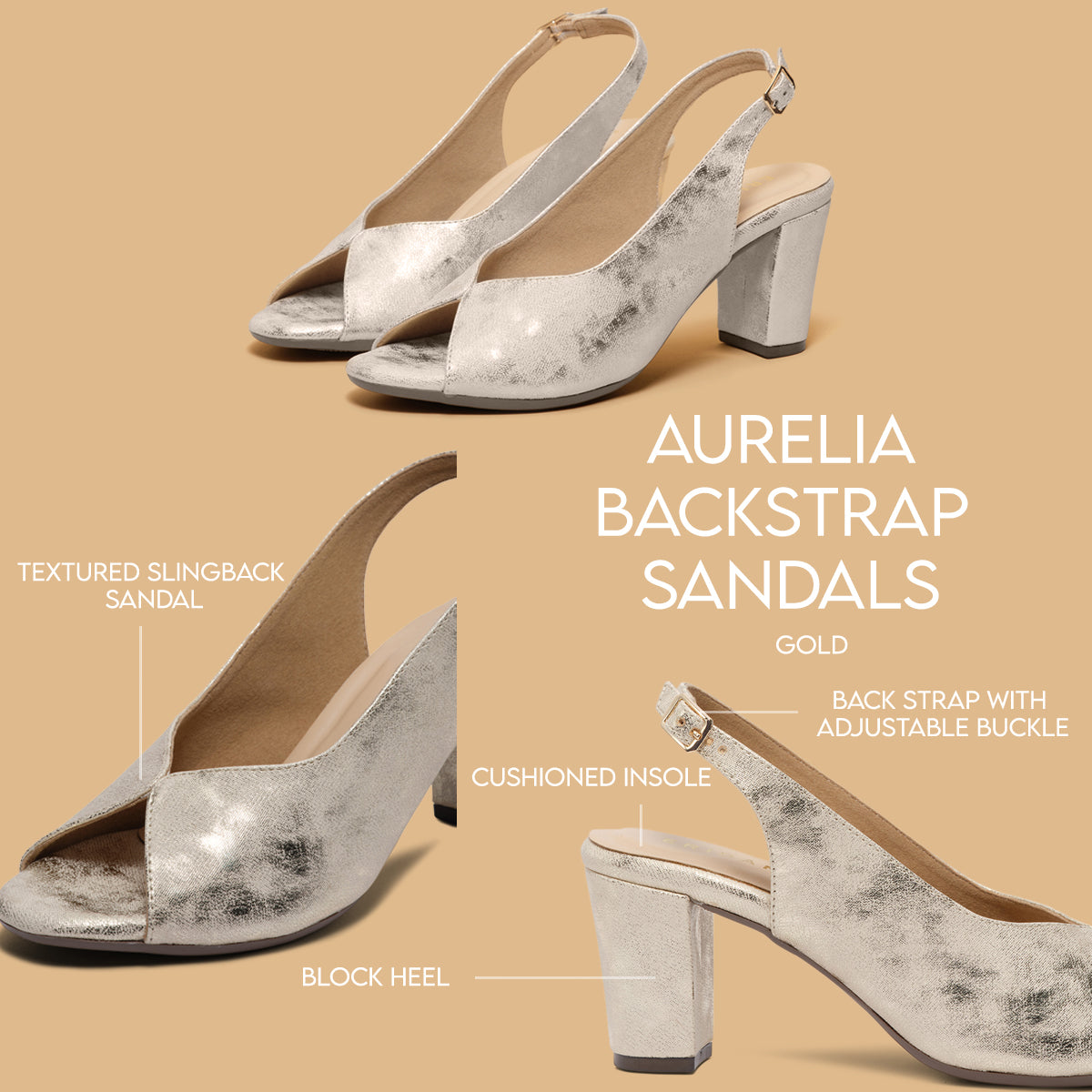 Aurelia Backstrap Sandals S B Footwear Eridani