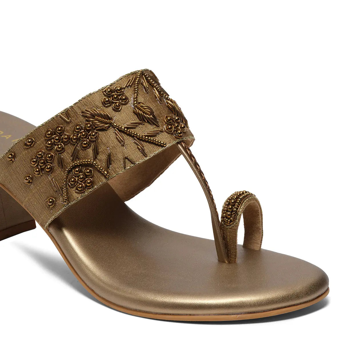 Avika Embroidered Kolhapuri Mahek Footwear