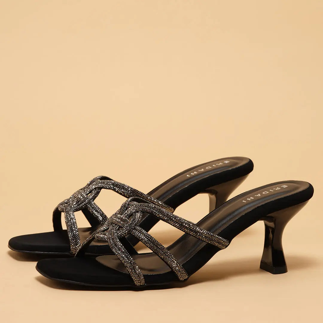 Avira Embellished Heels KM Footwear