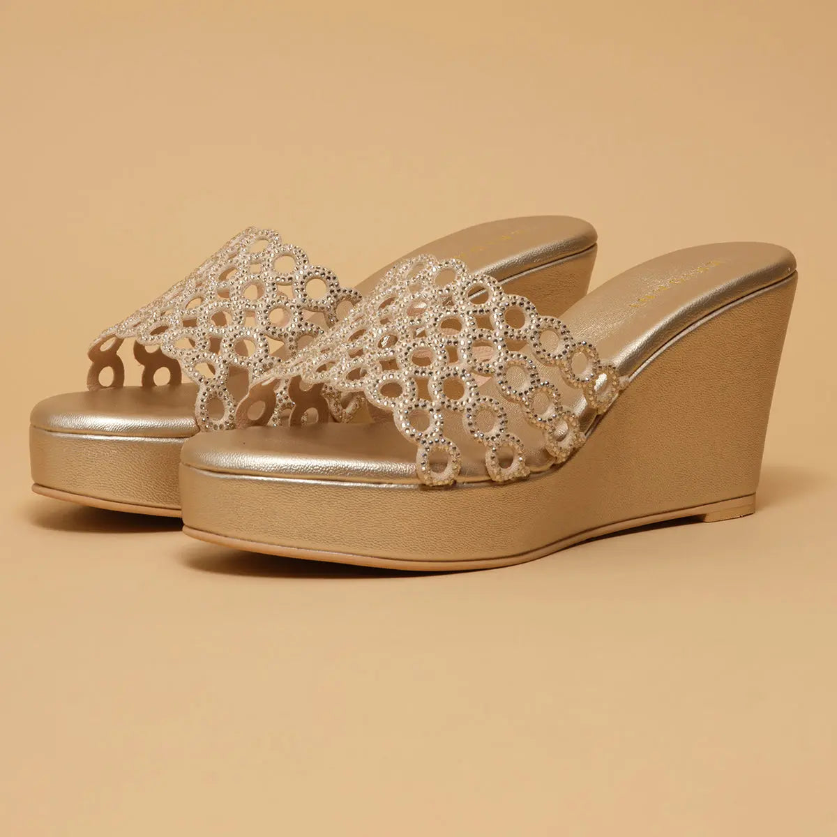 Ayana Embellished Wedges Saifi Traders