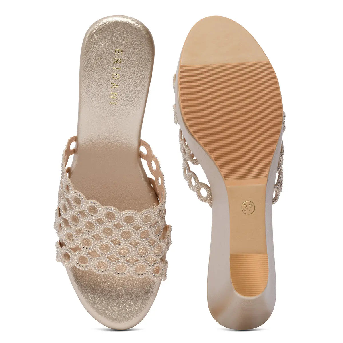 Ayana Embellished Wedges Saifi Traders