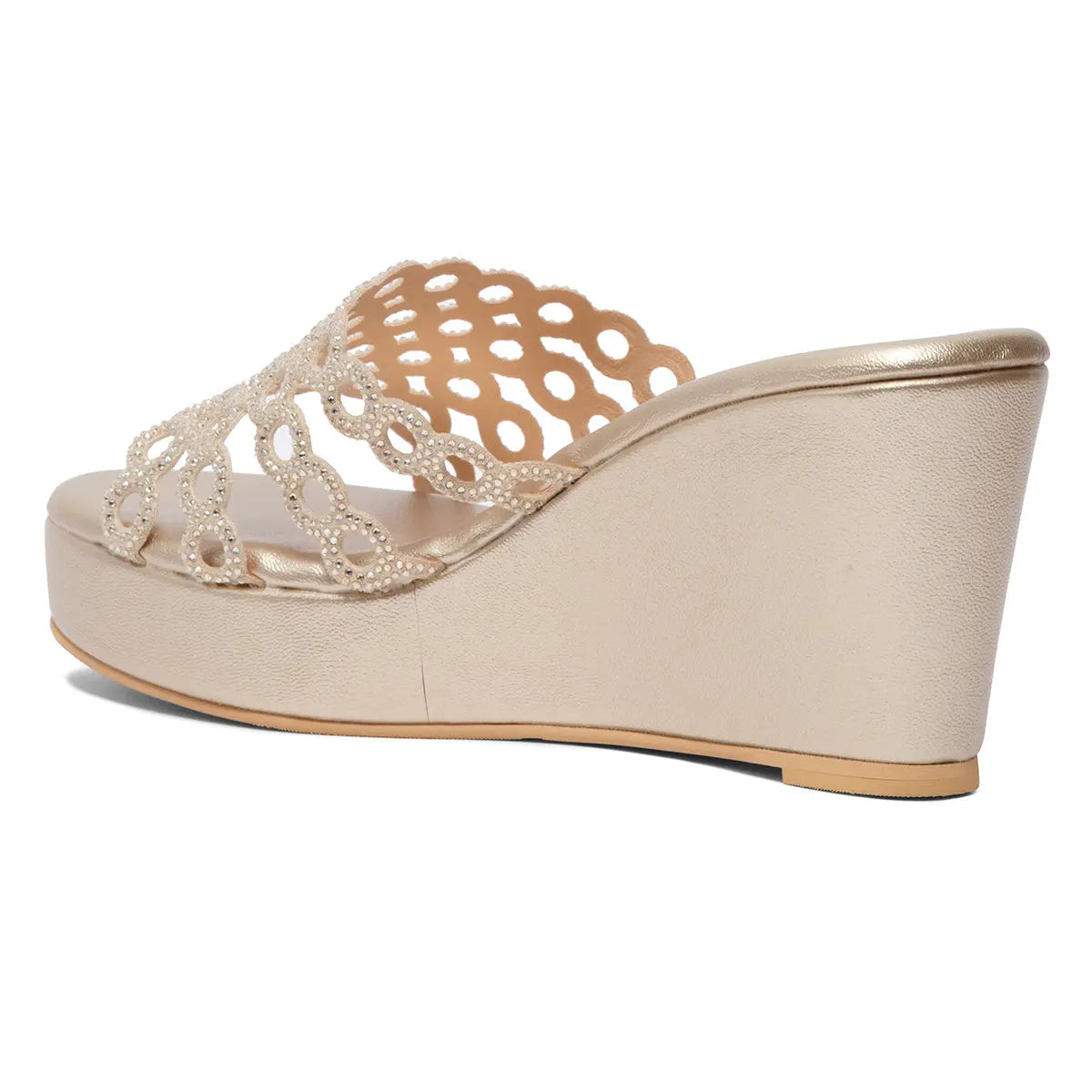 Ayana Embellished Wedges Saifi Traders