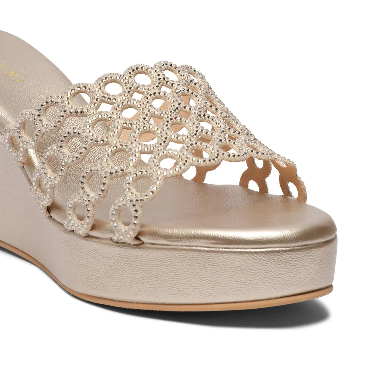 Ayana Embellished Wedges Saifi Traders
