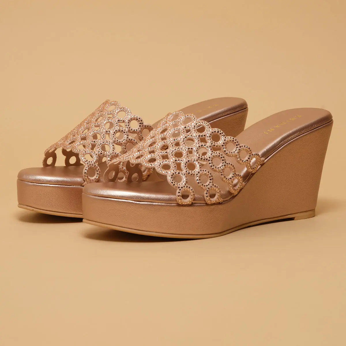 Ayana Embellished Wedges Saifi Traders