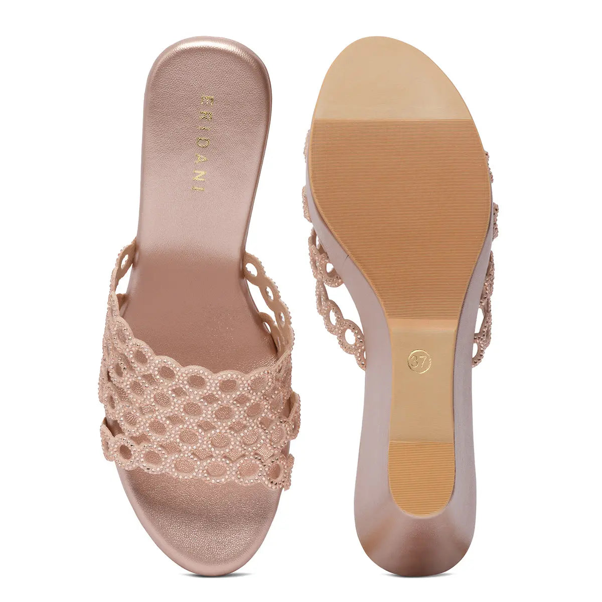 Ayana Embellished Wedges Saifi Traders