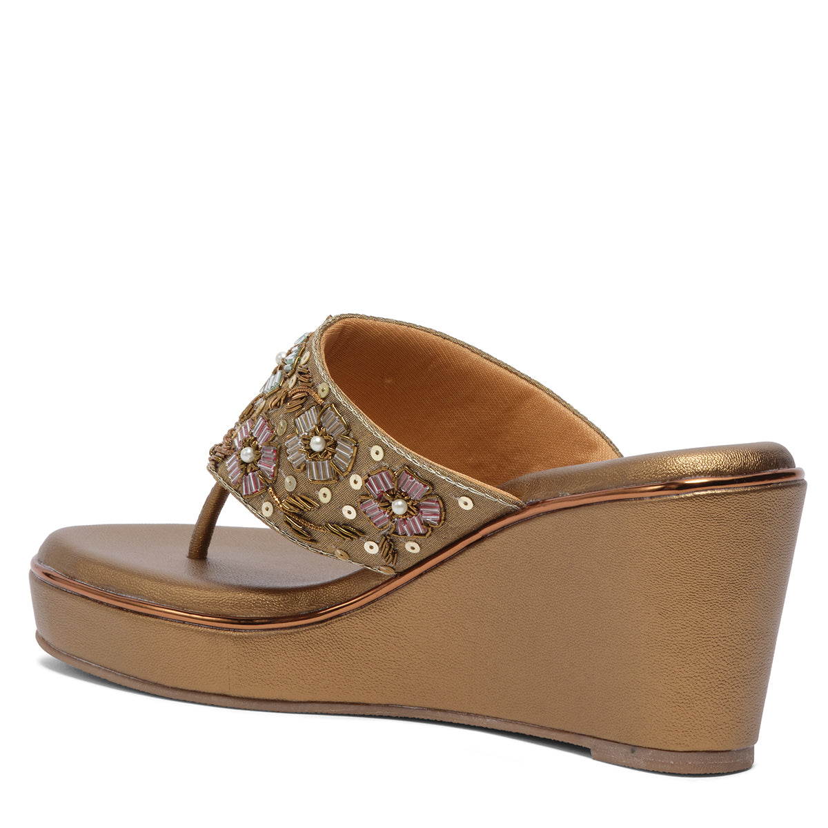 Ayat Embroidered Wedges