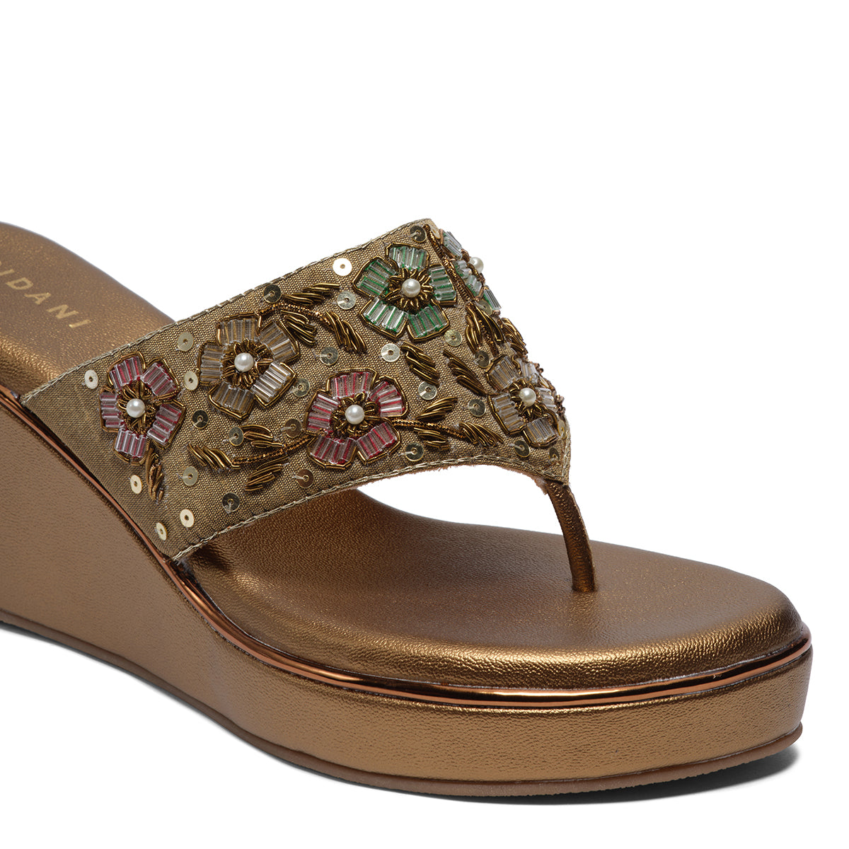 Ayat Embroidered Wedges