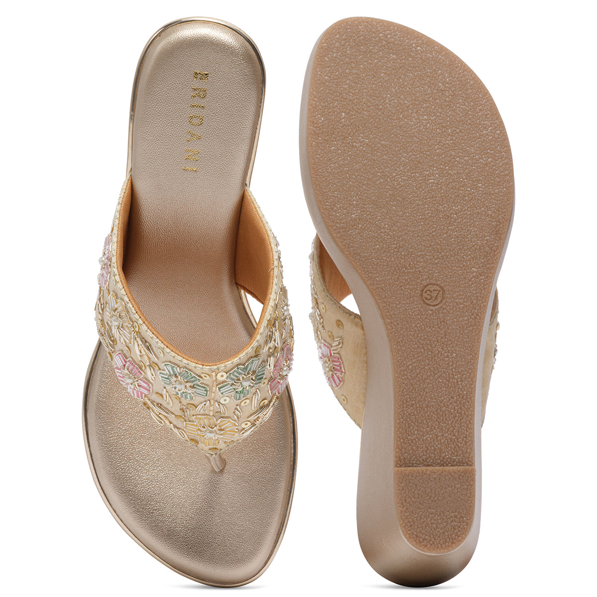 Ayat Embroidered Wedges