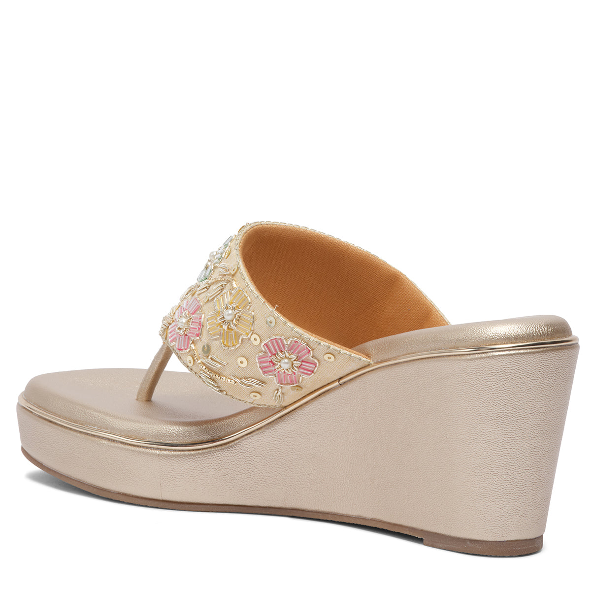 Ayat Embroidered Wedges