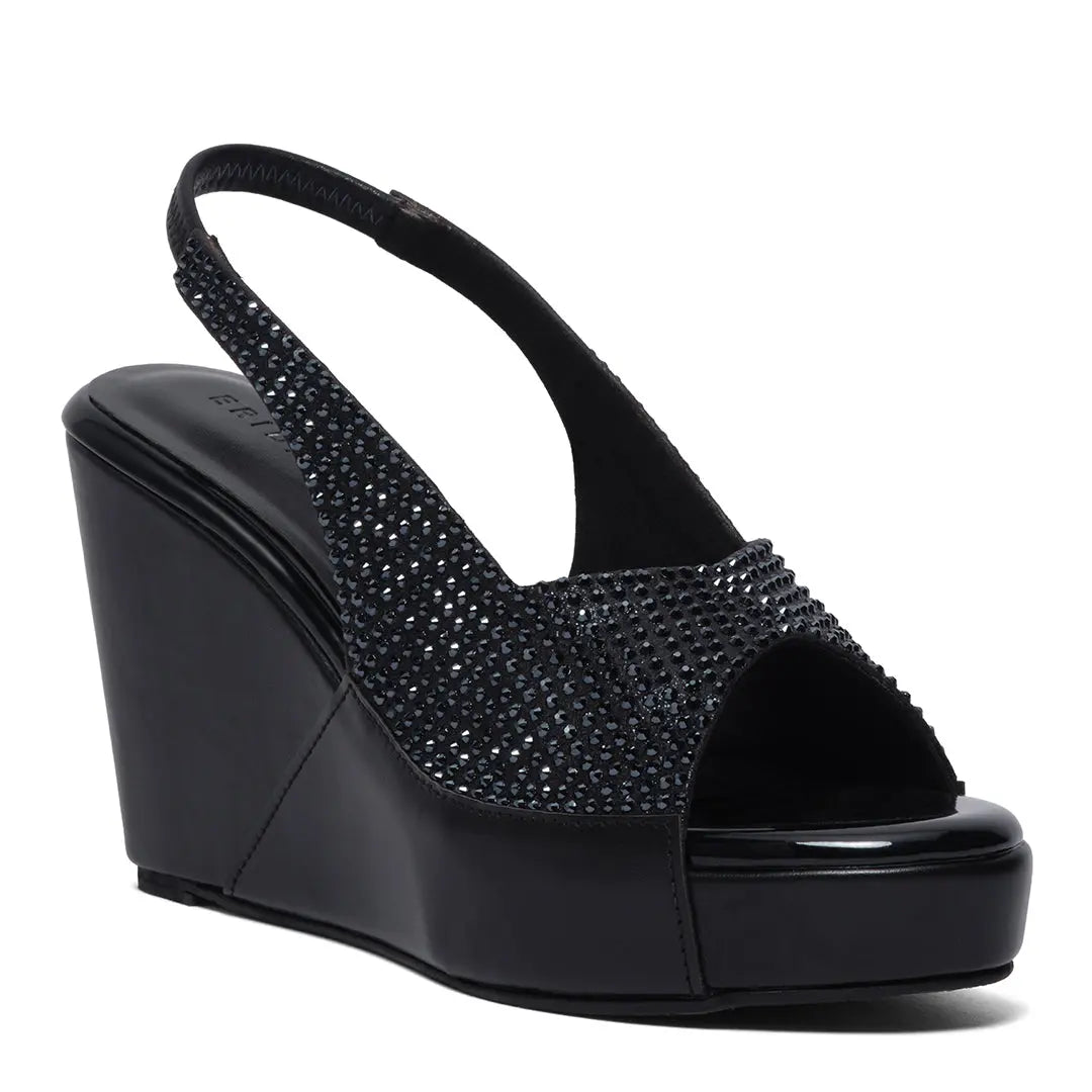 Azrina Embellished Wedges Come