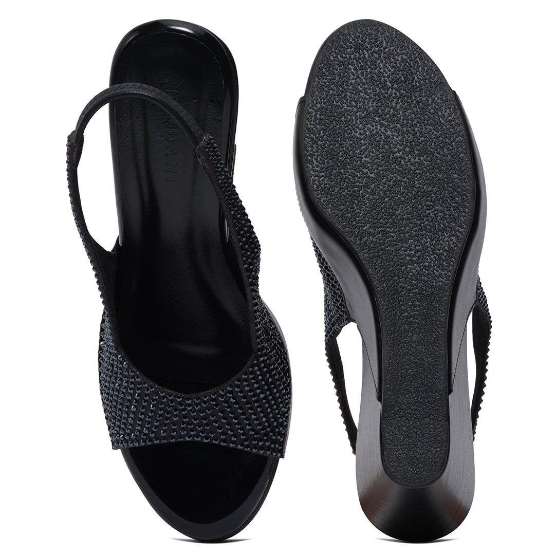 Azrina Embellished Wedges