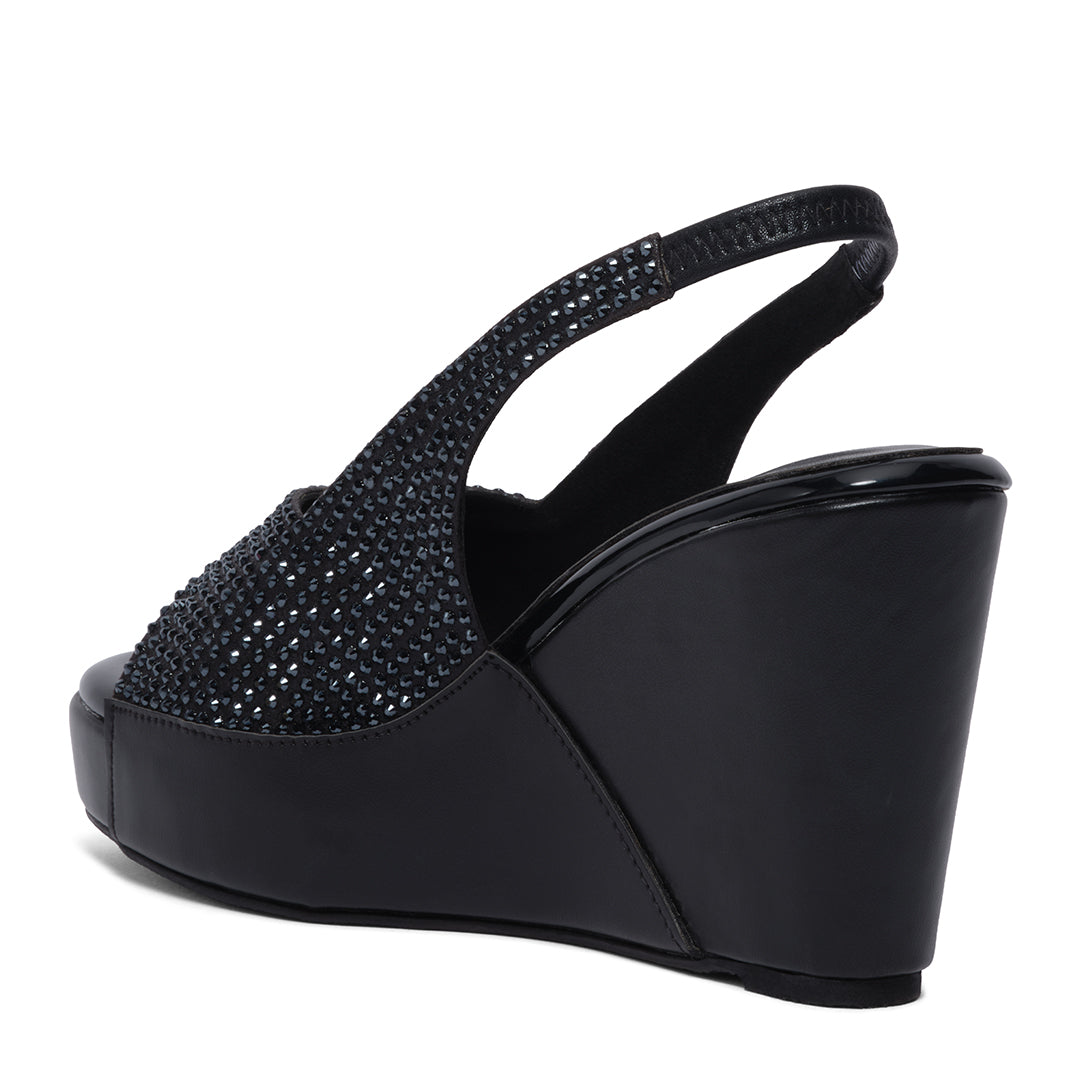 Azrina Embellished Wedges