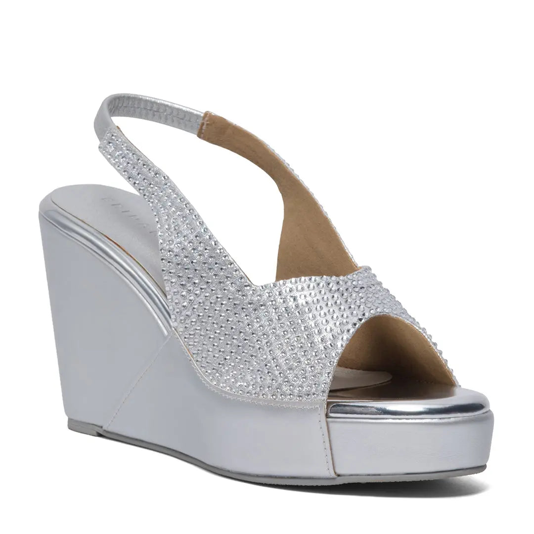 Azrina Embellished Wedges Come