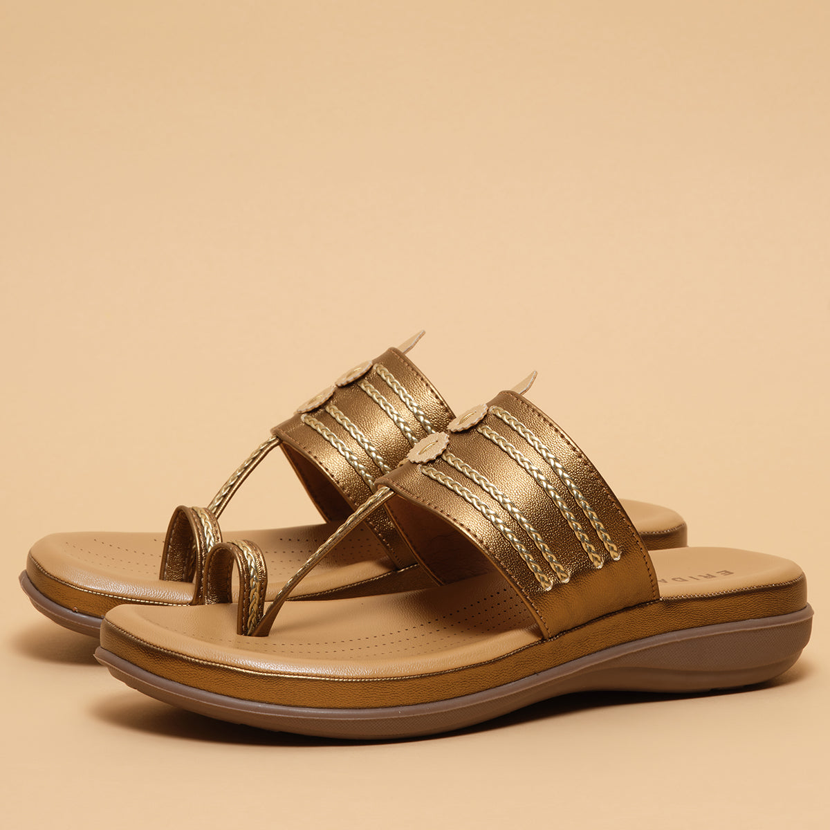 Baani Kolhapuri Flats GUDDU SHOES Eridani