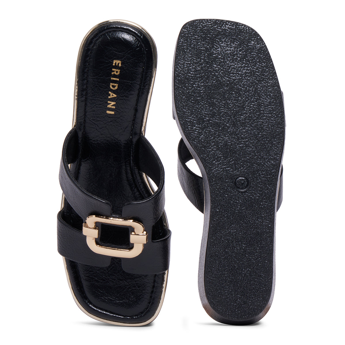 Beatrix Buckle Wedges