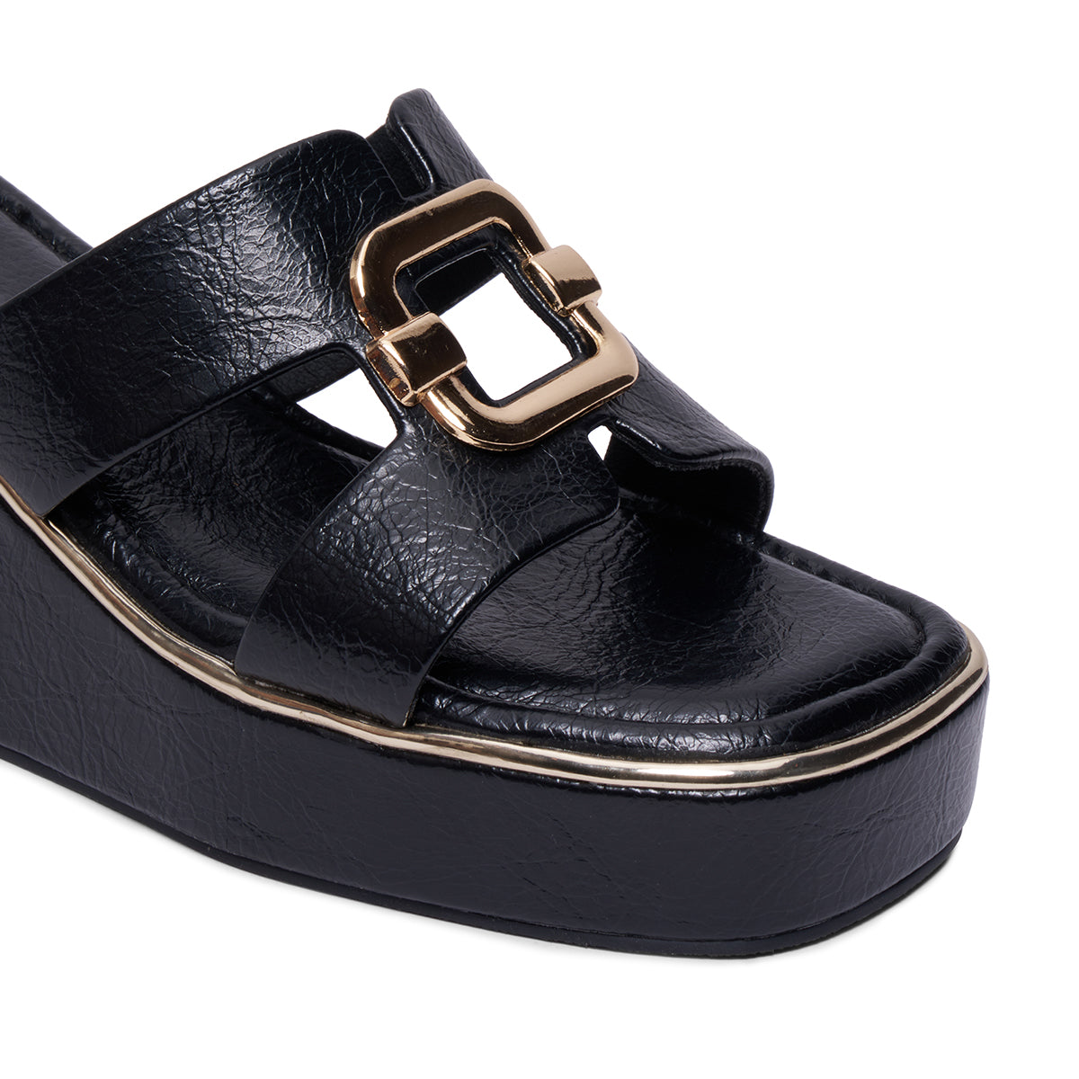 Beatrix Buckle Wedges