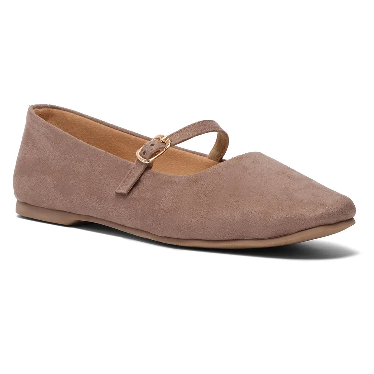 Betty Buckle Ballerinas Status Shoes
