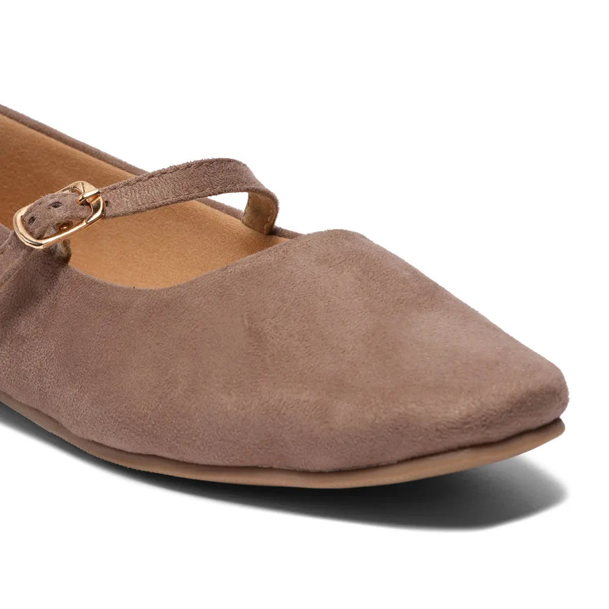 Betty Buckle Ballerinas Status Shoes