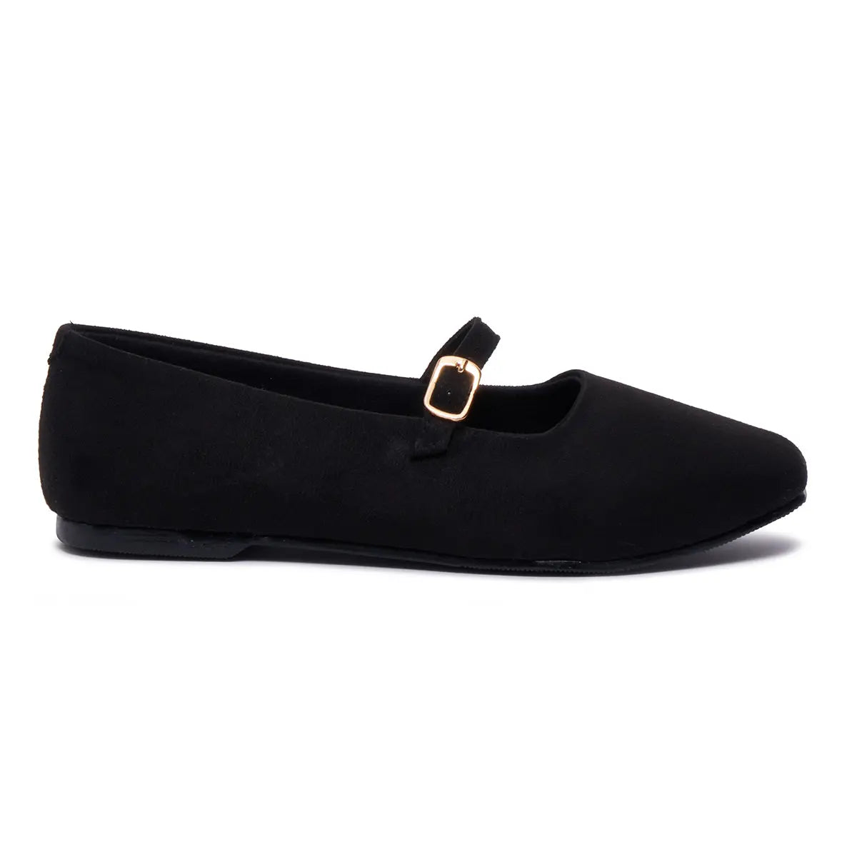 Betty Buckle Ballerinas Status Shoes