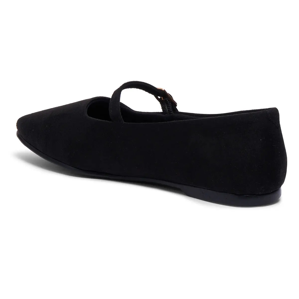 Betty Buckle Ballerinas Status Shoes