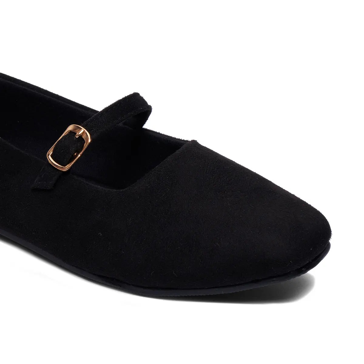 Betty Buckle Ballerinas Status Shoes