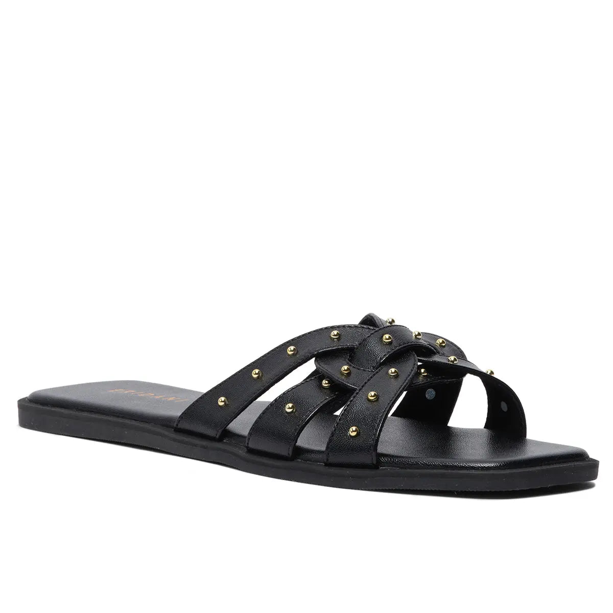 Caily Studded Flats S R Footwear