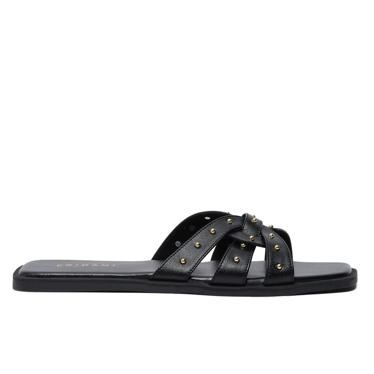 Caily Criss-Cross Studded Flats