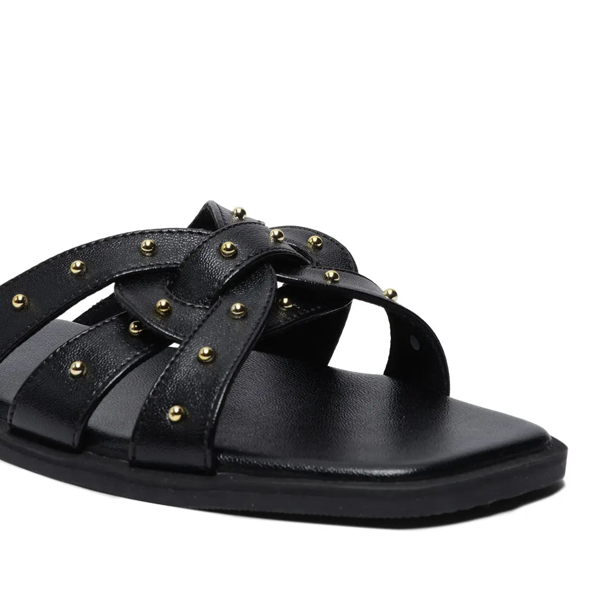 Caily Studded Flats S R Footwear