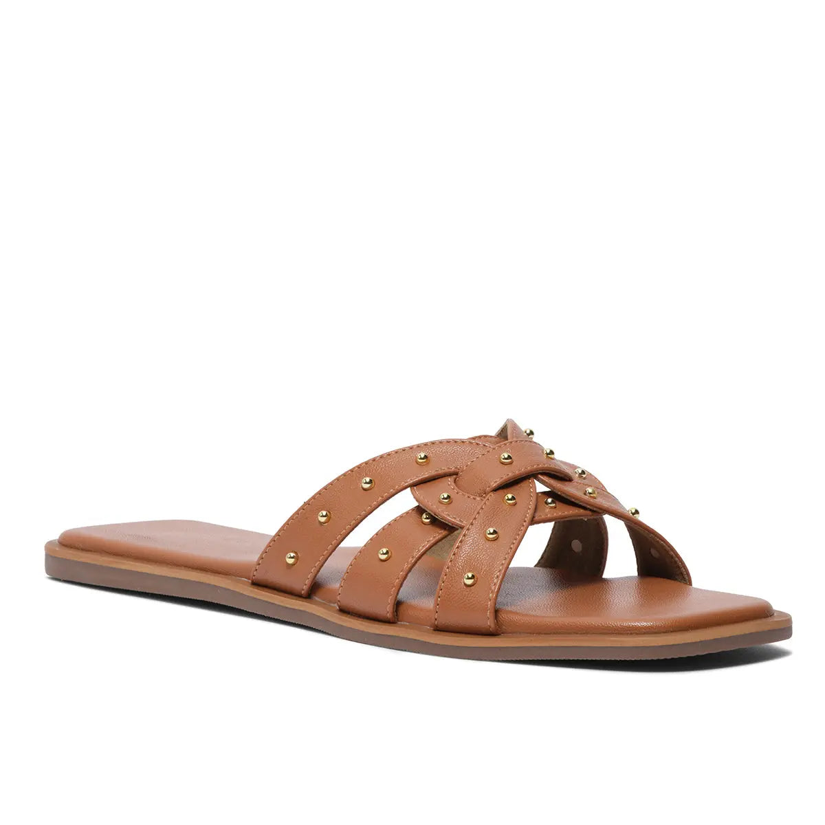 Caily Studded Flats S R Footwear
