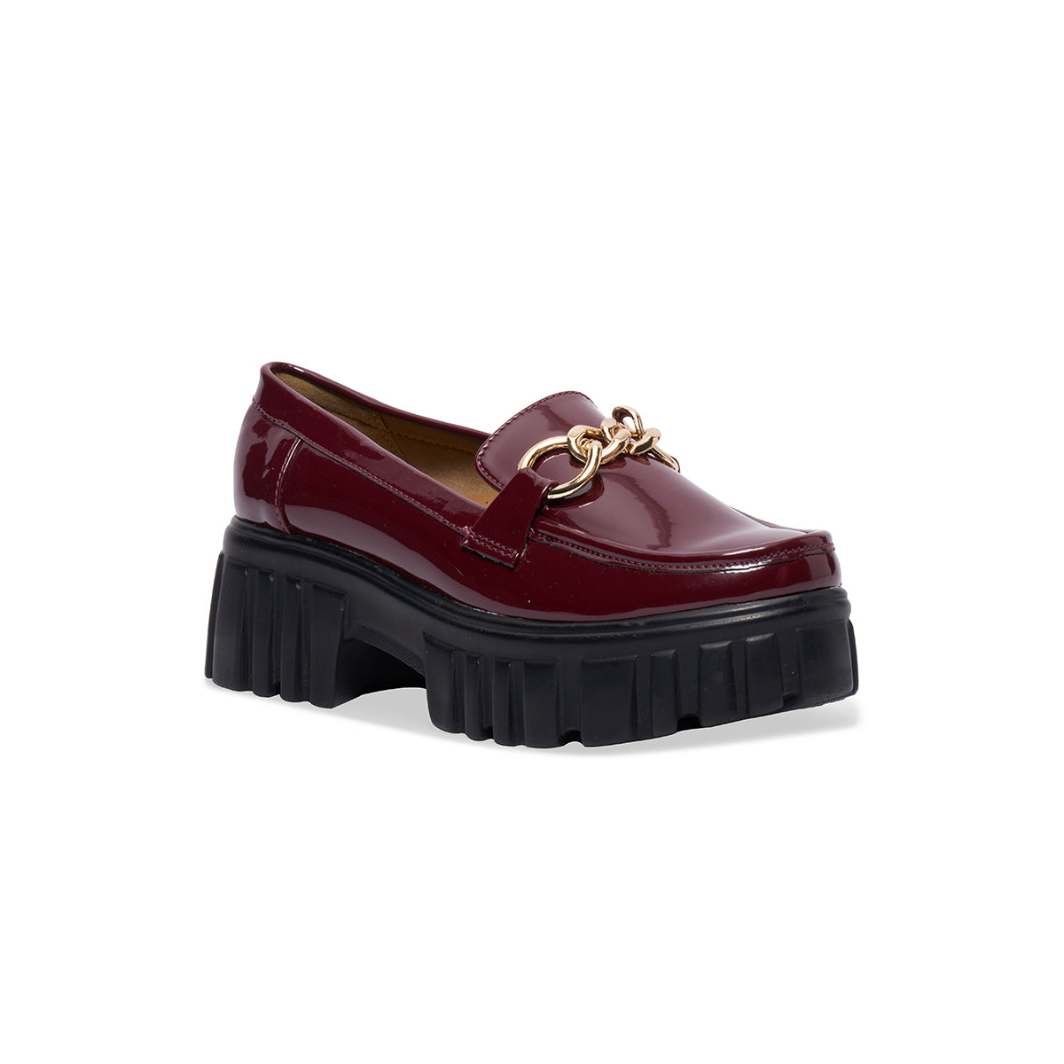 Cherry Embellished Chunky Loafers