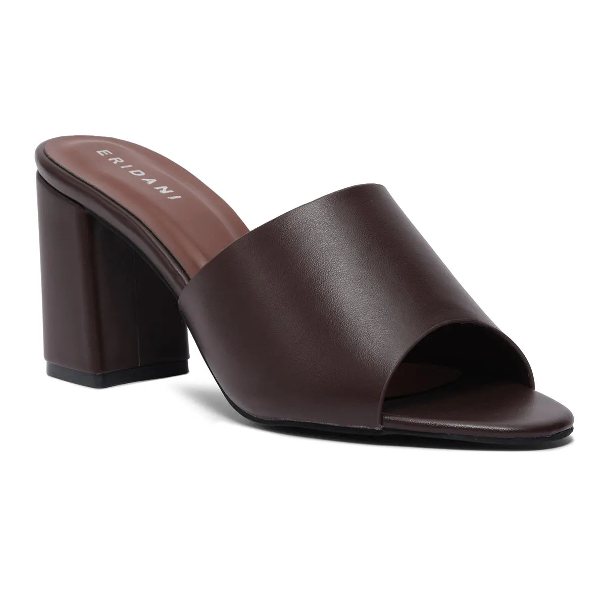 Cocoa Open-Toe Mules Ahmad Arts