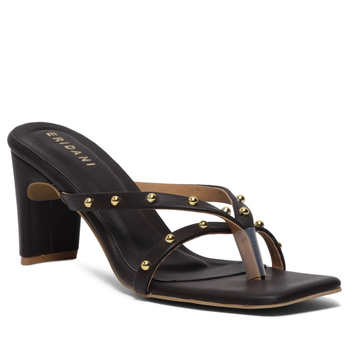 Cordelia Strappy Studded Heels Ahmad Arts