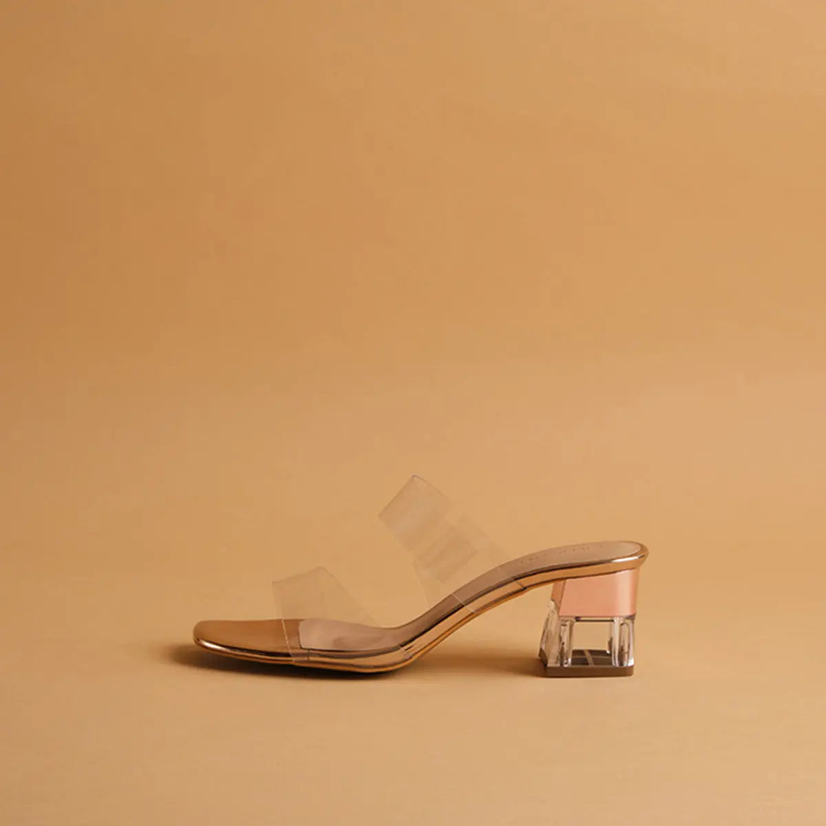 Crystalline Transparent Heels KM Footwear Eridani