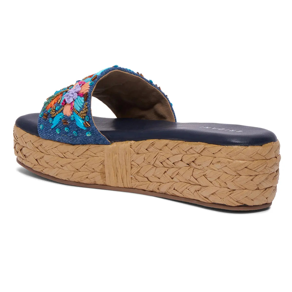 Daisyy Embroidered Wedges Ahmad Arts