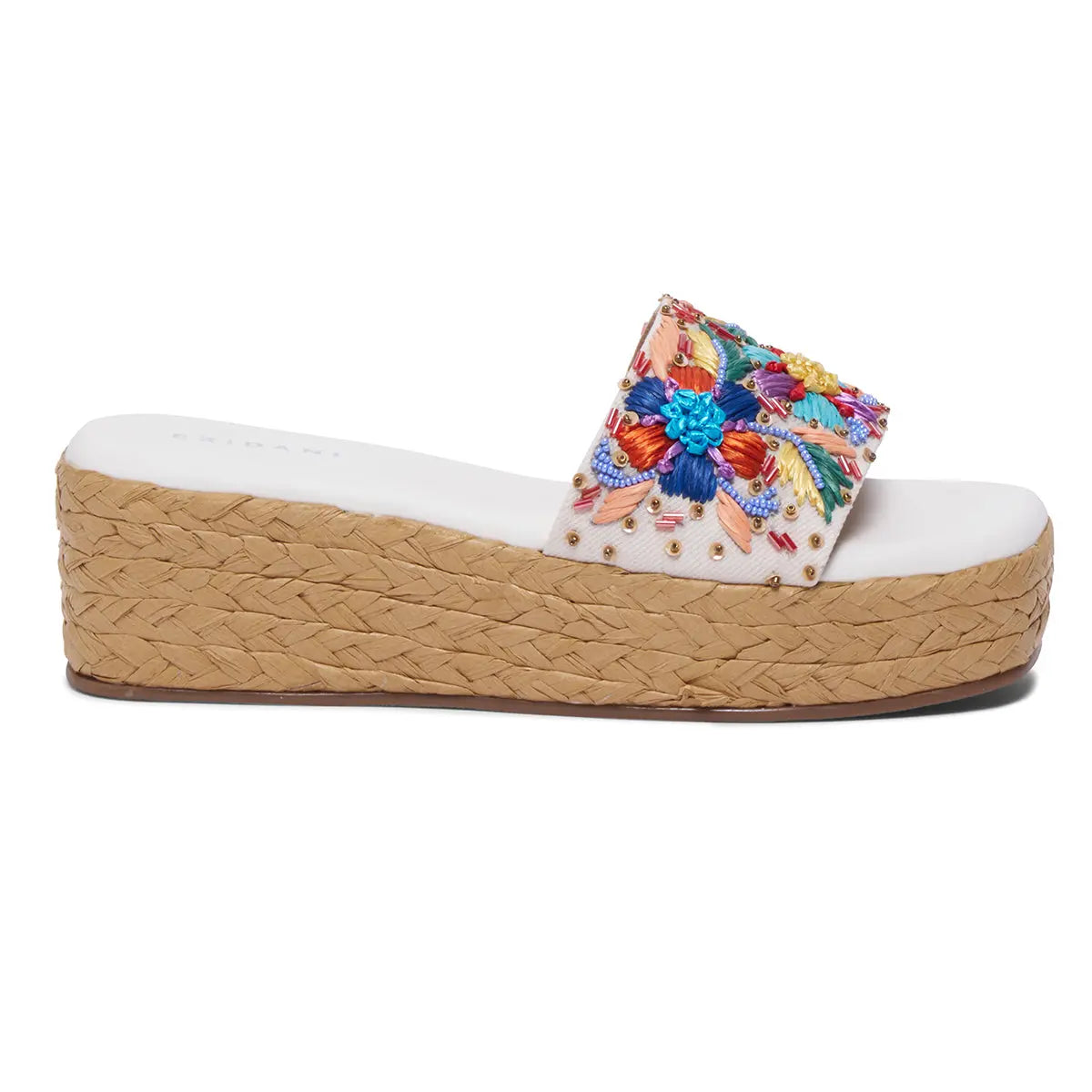 Daisyy Embroidered Wedges Ahmad Arts