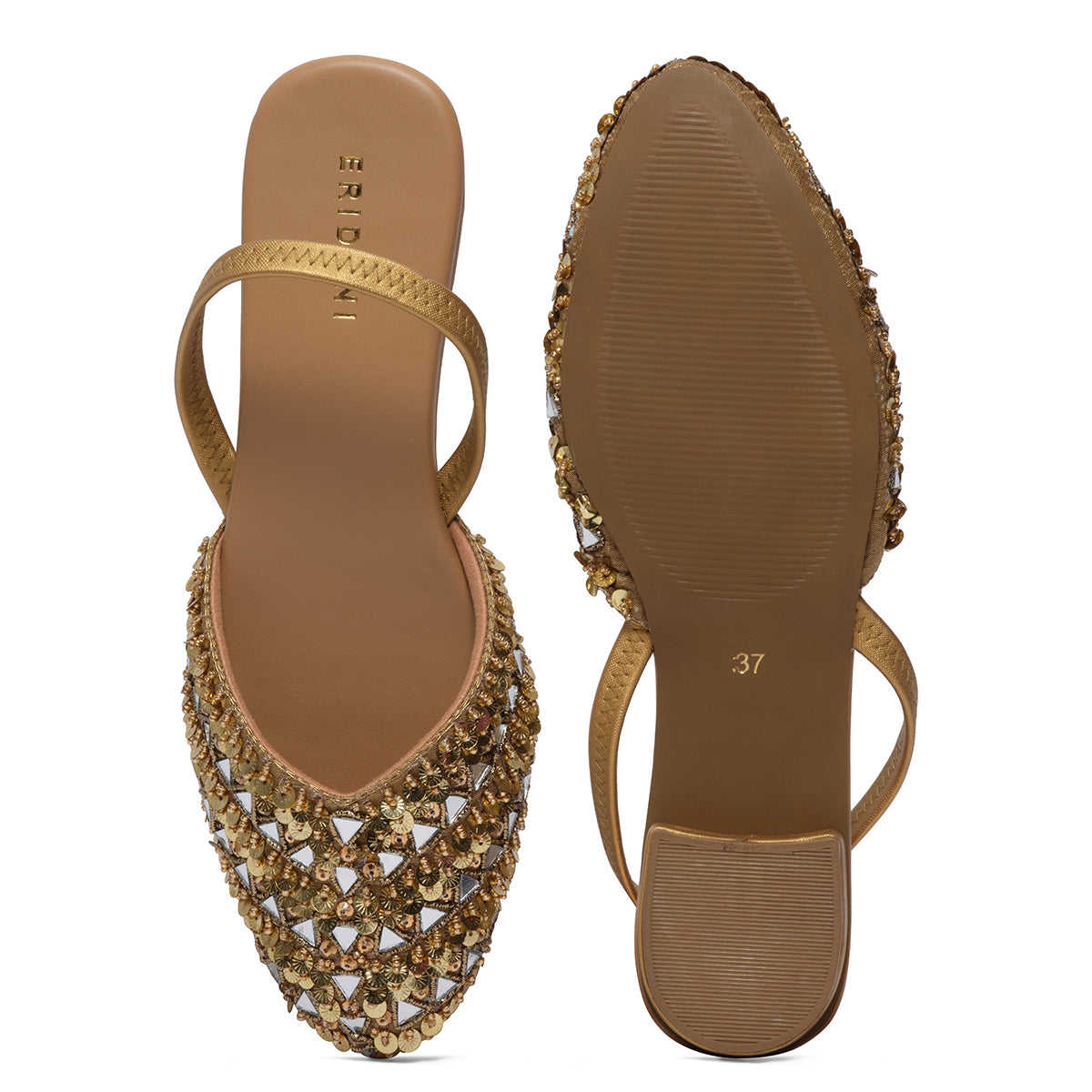 Davina Embroidered Mules