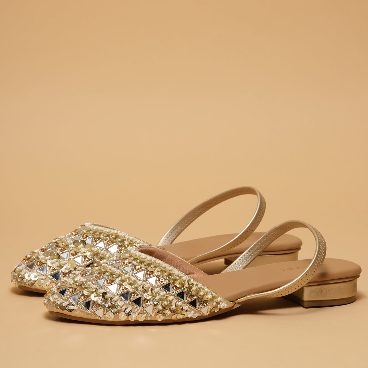 Davina Embroidered Mules