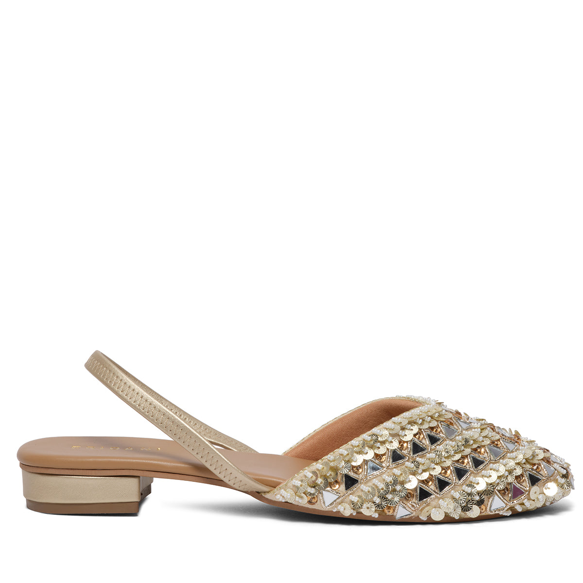 Davina Embroidered Mules